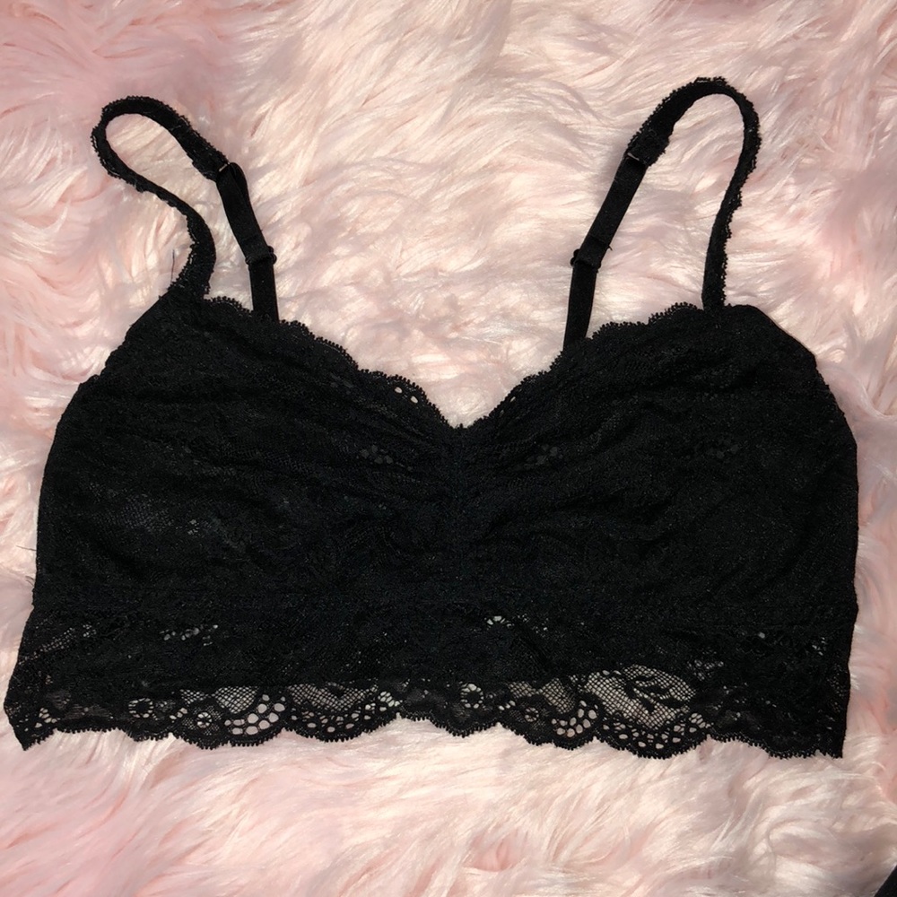 Lace sheer bralette